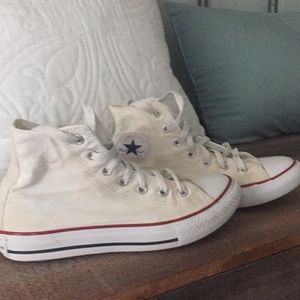 Converse high top white